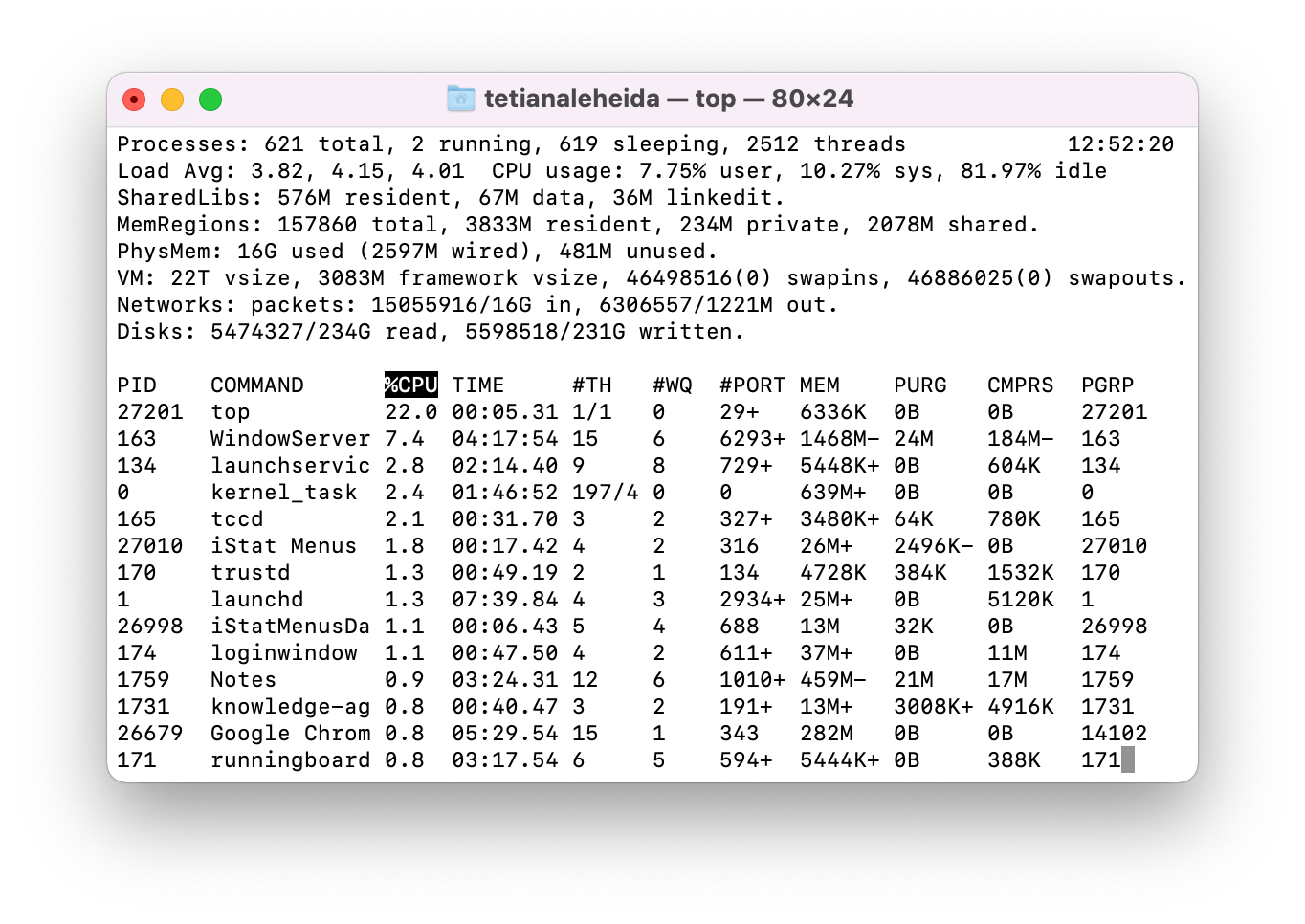 shut down processes using Terminal 